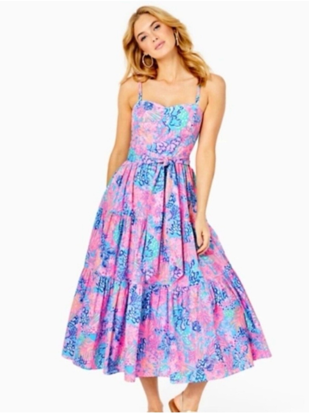 Lilly Pulitzer Edith midi dress.